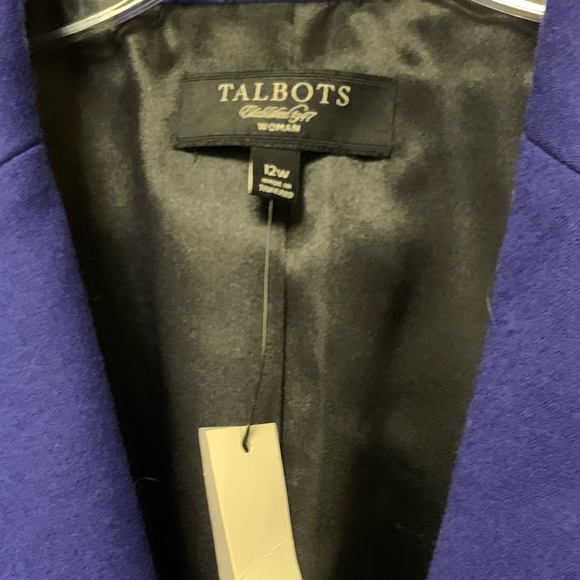 Talbots royal blue blazer 12W NWT - Picture 2 of 6